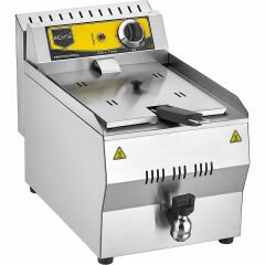 Remta R110 8 lt Electric Fryer with Oil Drain Tap