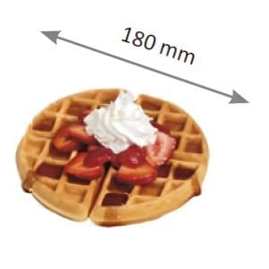 Omake Kare Model Çiftli Waffle Makinesi Zamanlayıcılı