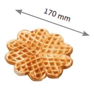 Omake Çiçek Çiftli Waffle Makinesi Zamanlayıcılı - WFL01.E22.0201.Z5F