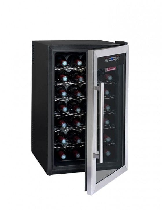 La Sommeliere Wine Cabinet, 28 Bottles with Integrated Vacuum Pump