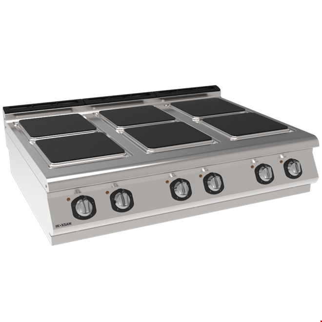 İNOKSAN INO-9KE 30S Elektrikli Setüstü Kuzine (24 kW) - Perfect 900 Seri, 6 Plakalı