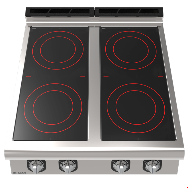 İNOKSAN INO-9KE 21S Elektrikli Seran Cam Kuzine (12 kW) - Perfect 900 Seri, Çift Plakalı