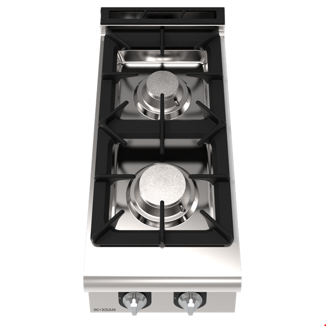 İNOKSAN INO-9KG 10S Gazlı Setüstü Kuzine (15 kW) - Perfect 900 Seri, 2 Gözlü