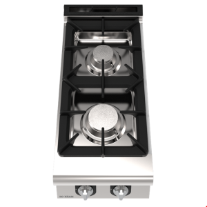 İNOKSAN INO-9KG 10S Gazlı Setüstü Kuzine (15 kW) - Perfect 900 Seri, 2 Gözlü