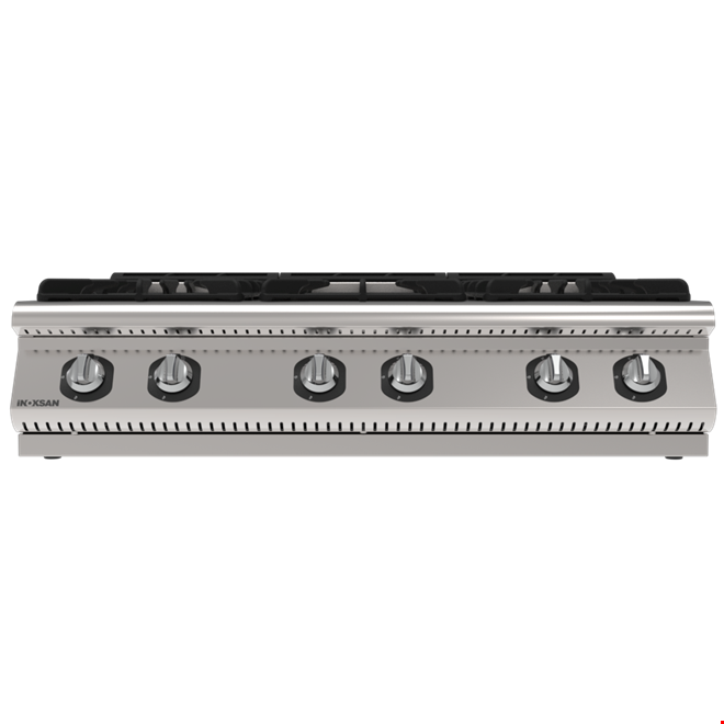 İNOKSAN INO-9KG 30S Gazlı Setüstü Kuzine (45 kW) - Perfect 900 Seri, 6 Gözlü