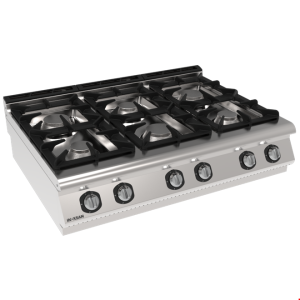 İNOKSAN INO-9KG 30S Gazlı Setüstü Kuzine (45 kW) - Perfect 900 Seri, 6 Gözlü