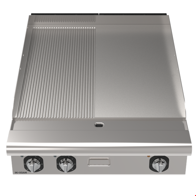 İNOKSAN INO-9IE 22S Elektrikli Setüstü Izgara (12 kW) - Perfect 900 Seri, Oluklu+Düz