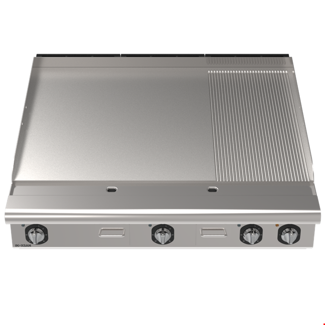 İNOKSAN INO-9IE 32S Elektrikli Setüstü Izgara (18 kW) - Perfect 900 Seri, 1/3 Oluk + 2/3 Düz