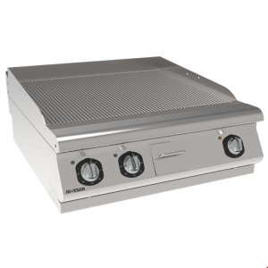 İNOKSAN INO-9IE 21S Elektrikli Setüstü Izgara (12 kW) - Perfect 900 Seri, Oluklu Yüzey