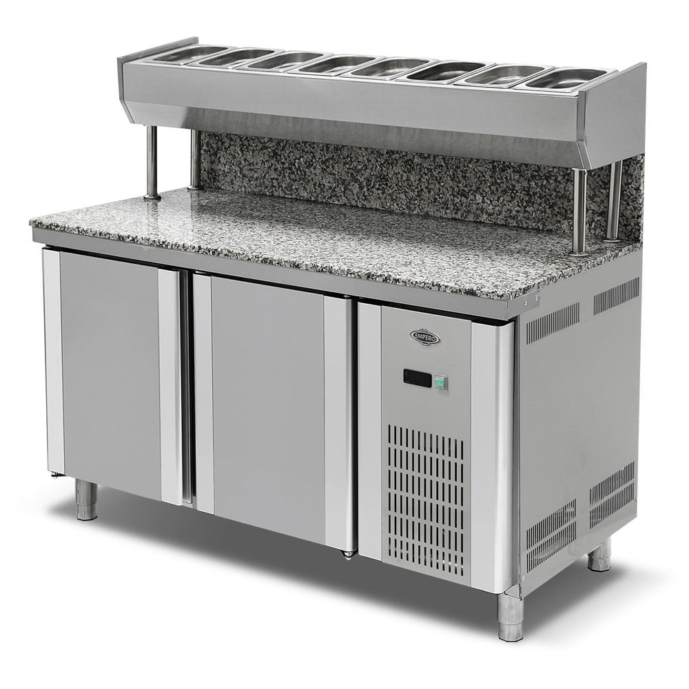 Empero Granite Pizza And Salad Refrigerator 2 Doors EMP.150.80.01-PSYG