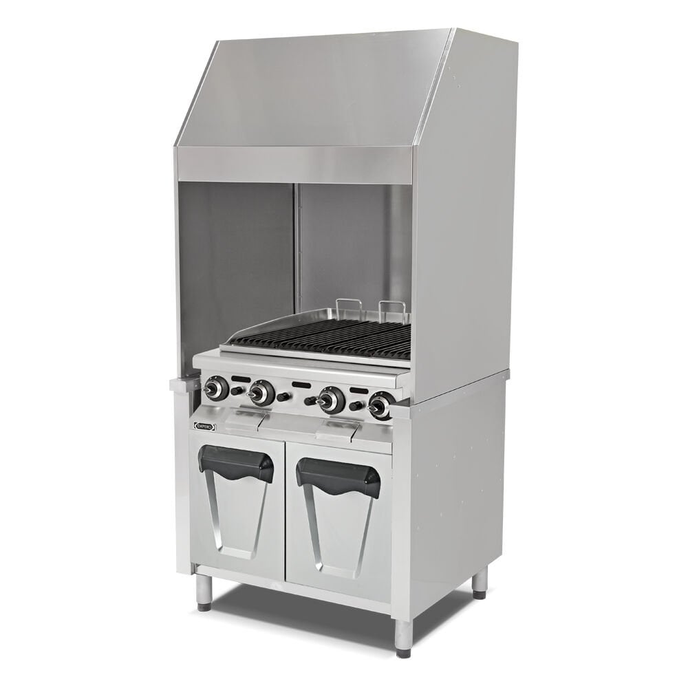 Empero Paslanmaz Duvar Tip Kömürlü Izgara 160 Cm Izgara EMP.OCK.030-W