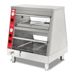 Empero Isıtmalı Teşhir Ünitesi 2X1/1 Gn Alt, 2X2/3 Gn Üst EMP.PLC-D-GN21