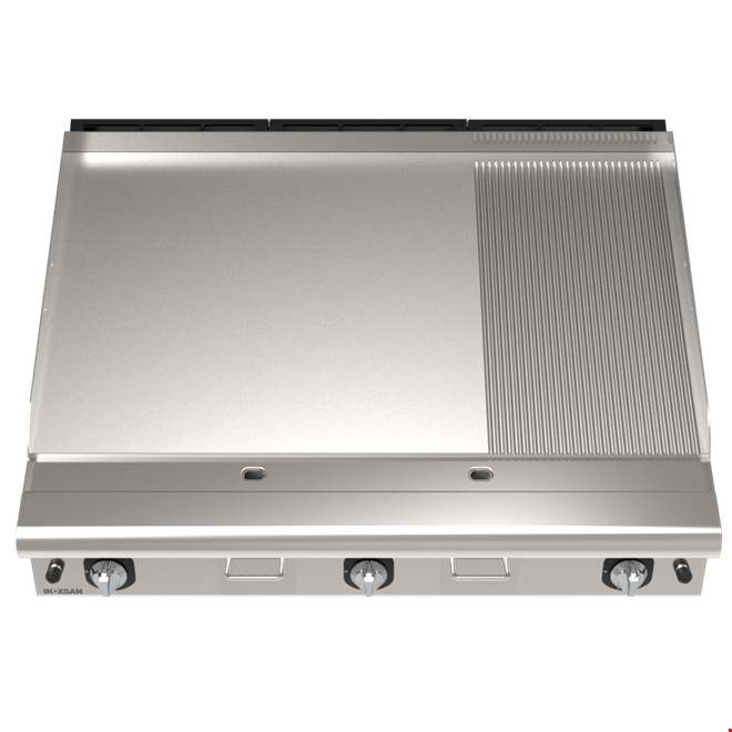 INO-9IG 32S Gazlı Setüstü Izgara (18 kW) - Perfect 900 Seri, 1.5 Modül Düz+Oluklu