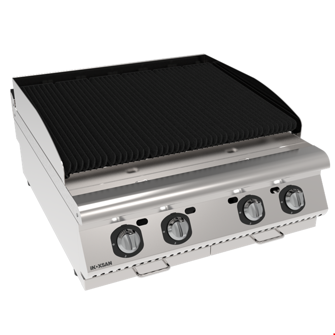 İNOKSAN INO-9LG20S Gazlı Setüstü Sulu ve Lavataşlı Izgara (20,6 kW) - Perfect 900 Seri, 80 cm