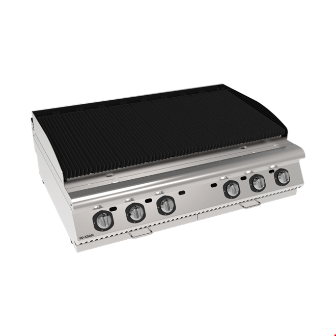 İNOKSAN INO-9LG30S Gazlı Setüstü Sulu ve Lavataşlı Izgara (30,9 kW) - Perfect 900 Seri, 120 cm