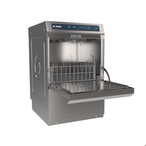 İNOKSAN INO-BYM 042T Bardak Yıkama Makinesi - Tahliye ve Parlatıcı Pompalı, Termo-Stop, 40x40 Sepet