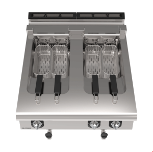 İNOKSAN INO-9FE20S-S Elektrikli Setüstü Fritöz (33 kW) - Ekonomik 900 Seri, Çift Havuz, 4 Sepetli