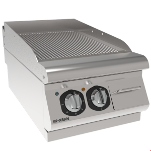İNOKSAN INO-7IE 11S Elektrikli Setüstü Izgara (4,5 kW) - Perfect 700 Seri, Oluklu Yüzey, 1/2 Modül