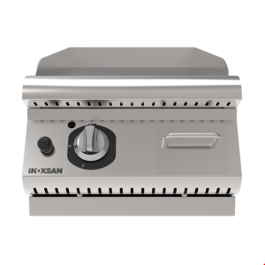 İNOKSAN INO-7IG 10S Gazlı Setüstü Izgara (6 kW) - Perfect 700 Seri, Düz Yüzey, 1/2 Modül