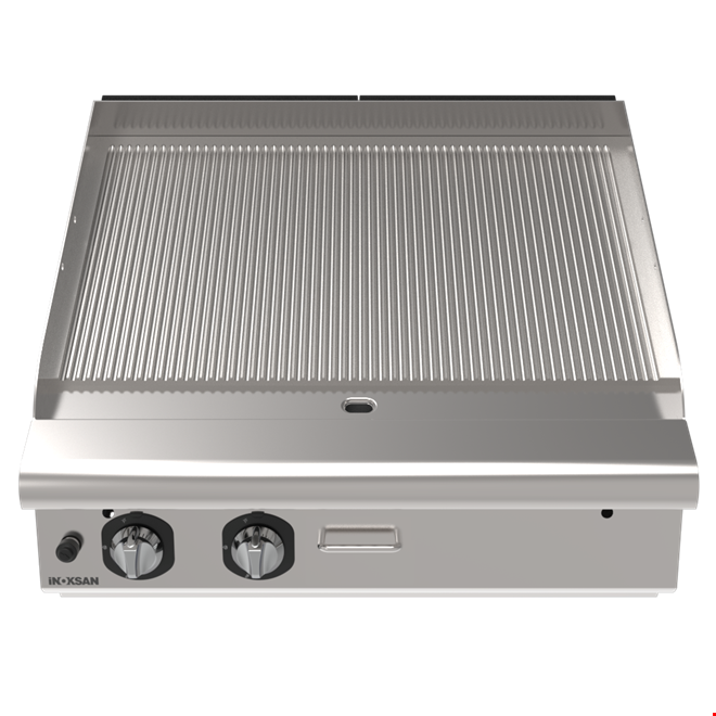 İNOKSAN INO-7IG 21S Gazlı Setüstü Izgara (12 kW) - Perfect 700 Seri, Oluklu Yüzey, Tam Modül