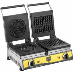 Remta W21 Çiftli Kare + Çiçek Model (21 çap) Waffle Makinası Elektrikli