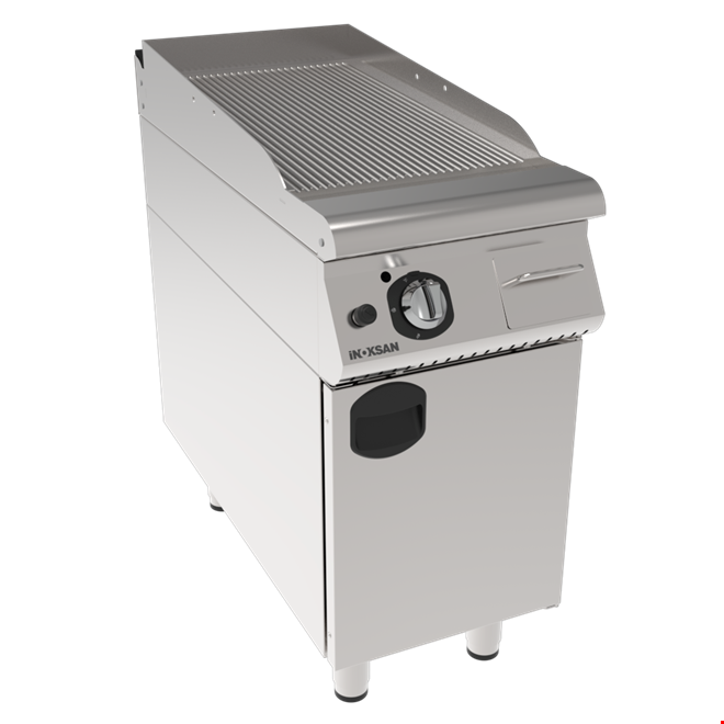 Inoksan İNO-9IG11 Perfect 900 Serisi Gazlı Oluklu Izgara (7 kW, Dolaplı) - 40 cm Genişlik