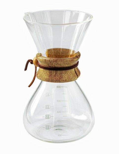 Black Goat Ahşap tutacaklı  Chemex 600 ml