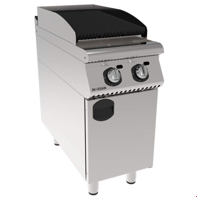 İnoksan INO-9LG10 Perfect 900 Serisi Gazlı Lav Taşlı Izgara (10,3 kW, Dolaplı) - 40 cm Genişlik