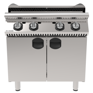 İnoksan INO-9LG20 Perfect 900 Serisi Gazlı Lav Taşlı Izgara (20,6 kW, Dolaplı) - 80 cm Büyük Kapasite