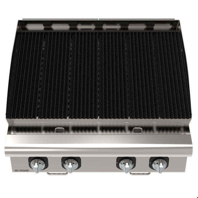 İNOKSAN INO-7ZG 20S Gazlı Sulu Izgara (16,5 kW) - Perfect 700 Seri, 1 Modül, 4 Bölgeli Kontrol