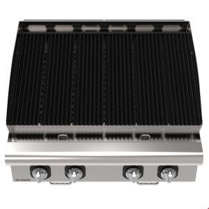 İNOKSAN INO-7ZG 20S Gazlı Sulu Izgara (16,5 kW) - Perfect 700 Seri, 1 Modül, 4 Bölgeli Kontrol