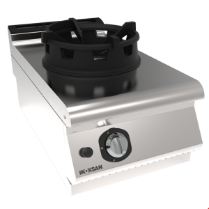 İNOKSAN INO-7OG 10W S Gazlı Wok Ocağı (15 kW) - Perfect 700 Seri, Emaye Döküm, 1/2 Modül