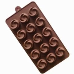 Silikon Çikolata Kalıbı Gül 21*10.5*1.9Cm (Gl-21)