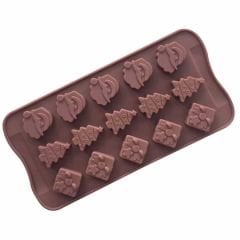 Silikon Çikolata Kalıbı Çam 20.5*10.5*1Cm (Cma-20)