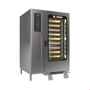 İNOKSAN INO-FKG 40 Dijital Gazlı Konveksiyonlu Fırın (50 kW) - 40 Tepsi GN 1/1 veya 20 Tepsi GN 2/1, Premix Yanma Sistemi