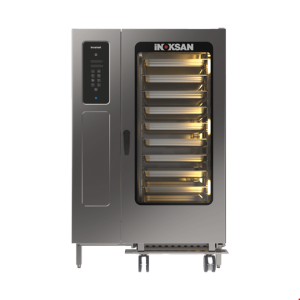 İNOKSAN INO-FKG 40 Dijital Gazlı Konveksiyonlu Fırın (50 kW) - 40 Tepsi GN 1/1 veya 20 Tepsi GN 2/1, Premix Yanma Sistemi