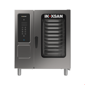 İNOKSAN INO-FKG 10 Dijital Gazlı Konveksiyonlu Fırın (15 kW) - 10 Tepsi GN 1/1, Premix Yanma Teknolojisi