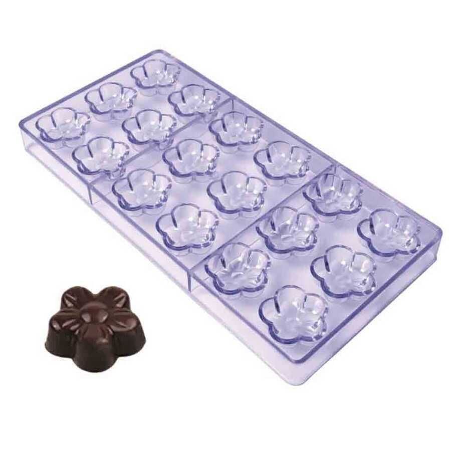 Polikarbon Çikolata Kalıbı Çiçek 27.5X13.5 (Ccp-13)