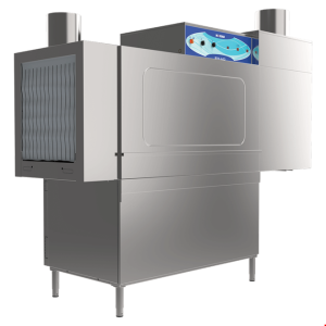 İNOKSAN INO-BYK 220L-R Konveyörlü Bulaşık Makinesi - Saatte 2200 Tabak Kapasiteli, Çift Devirli