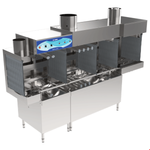 İNOKSAN INO-BYK 270L-R Konveyörlü Bulaşık Makinesi - Ön Yıkama Üniteli, Saatte 2700 Tabak Kapasiteli