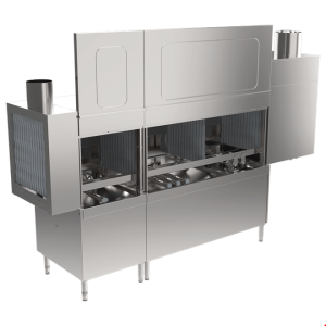İNOKSAN INO-BYK 360L-R Konveyörlü Bulaşık Makinesi - Çift Durulamalı, Saatte 3600 Tabak Kapasiteli