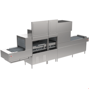 İNOKSAN INO-BYF 300L/R Flight Tip Bulaşık Makinesi - Saatte 3000 Tabak, Çift Durulamalı, Bantlı Sistem