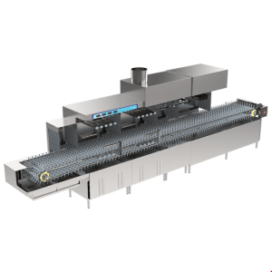 İNOKSAN INO-BYF 450L/R Flight Tip Bulaşık Makinesi - Kuvvetli Ön Yıkamalı, Saatte 4500 Tabak, Bantlı Sistem