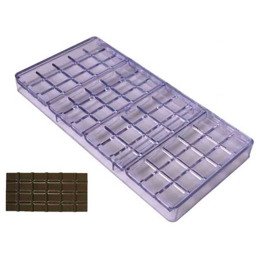 Polikarbon Çikolata Kalıbı Tablet 27.5X13.5 (Tbl-135)