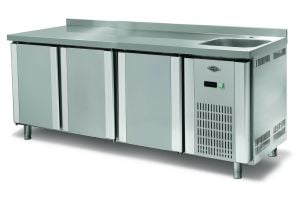 ثلاجة إمبيرو نوع العداد مع حوض 3 أبواب EMP.200.70.01-EV