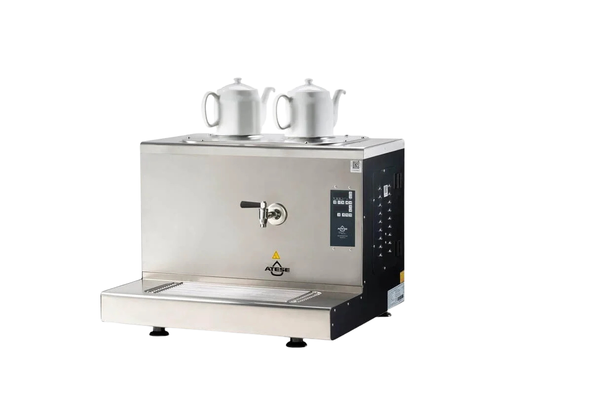 Ateşe Cappadocia Smart Plus Elektrikli Static Çay Makinası - 3 Demlikli