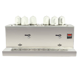 Ateşe Cappadocia Smart Plus Elektrikli Inox Çay Makinası - 5 Demlikli - Tamamı 304 Paslanmaz Çelik