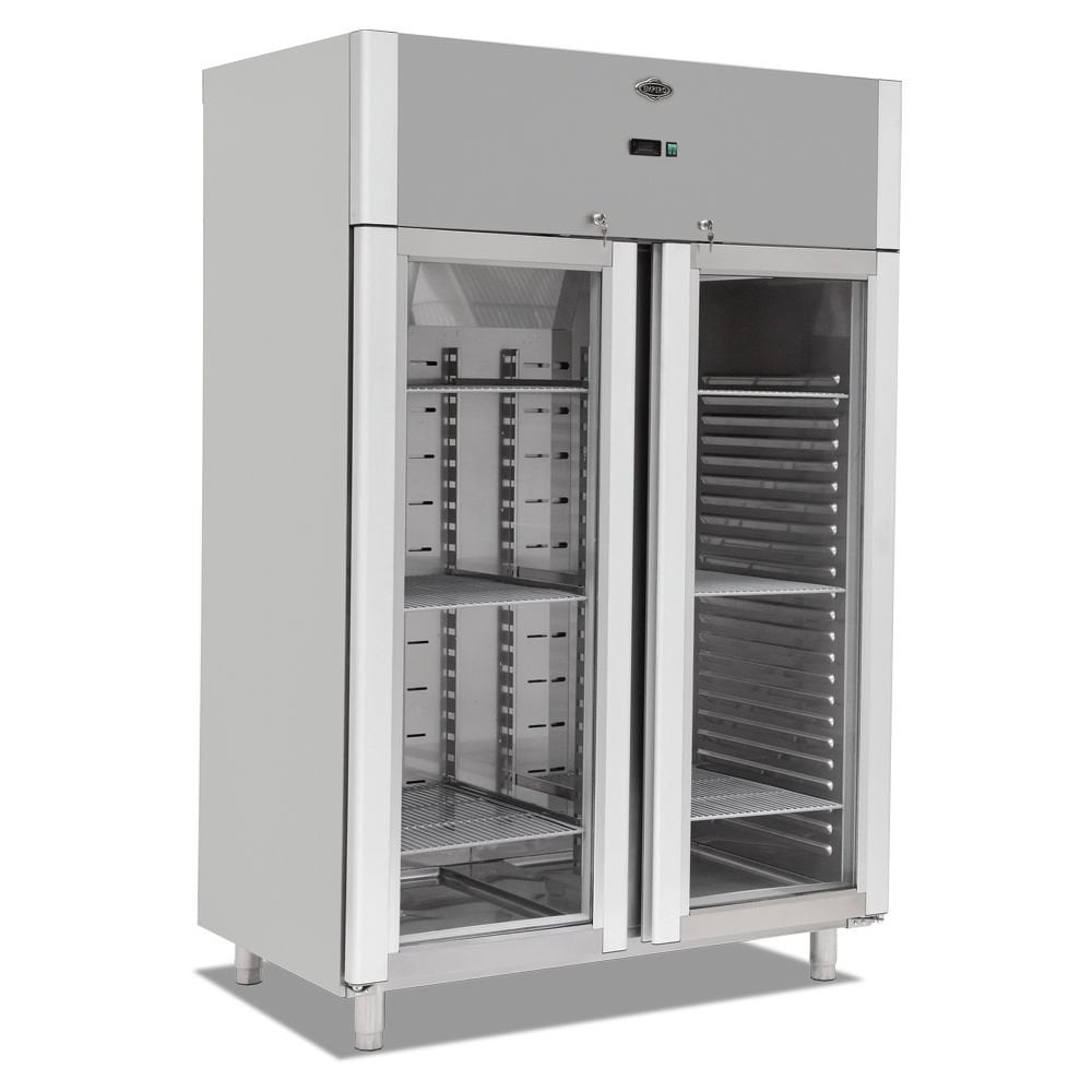 Empero Cam Kapı Dik Tip Buzdolabı Çift Kapılı EMP.140.80.03