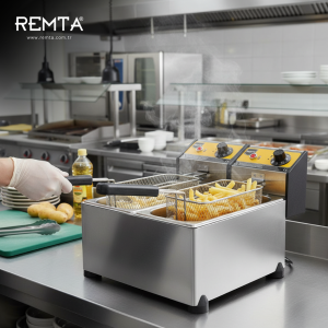 Remta R92 3+3 lt Çiftli Elektrikli Fritöz