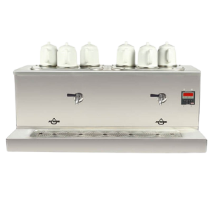 Ateşe Cappadocia Smart Plus Elektrikli Inox Çay Makinası - 4 Demlikli - Tamamı 304 Paslanmaz Çelik